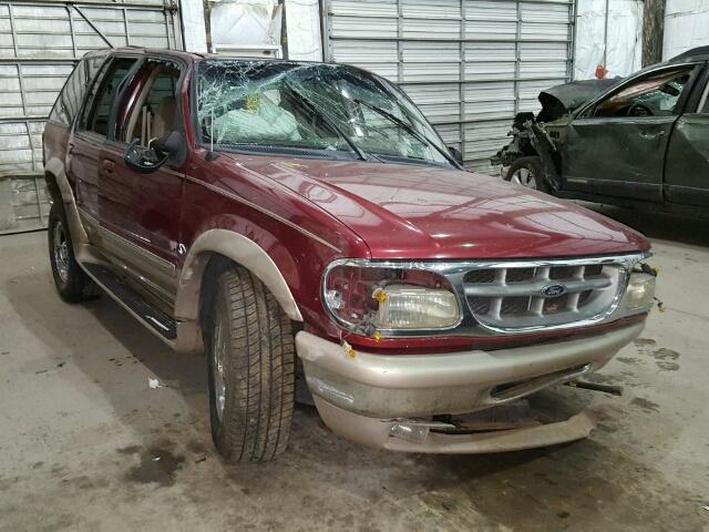 1FMZU32E5WUA16777 - 1998 FORD EXPLORER RED photo 1