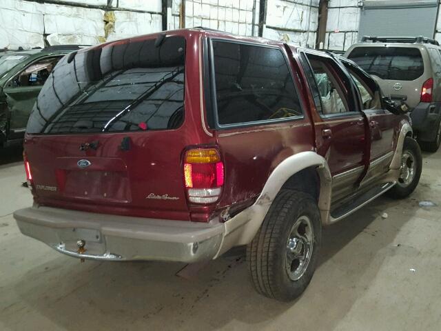 1FMZU32E5WUA16777 - 1998 FORD EXPLORER RED photo 4