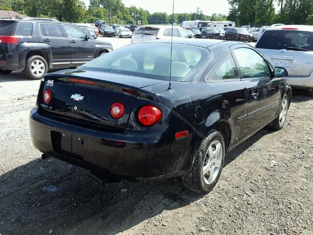 1G1AK15F467798903 - 2006 CHEVROLET COBALT LS BLACK photo 4