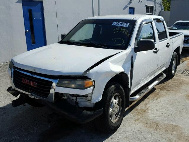 1GTCS136858247157 - 2005 GMC CANYON WHITE photo 2