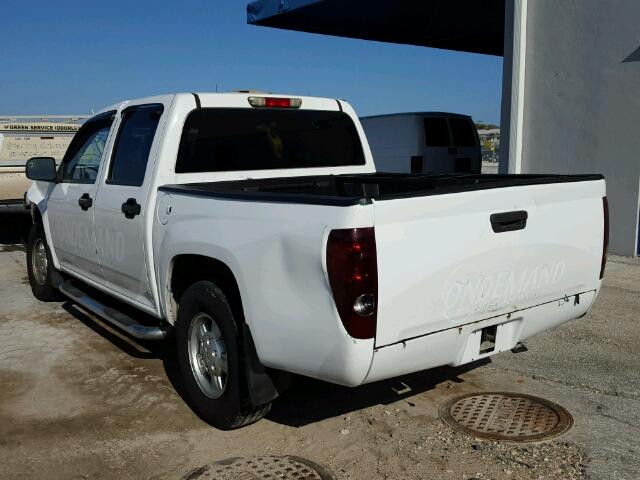 1GTCS136858247157 - 2005 GMC CANYON WHITE photo 3