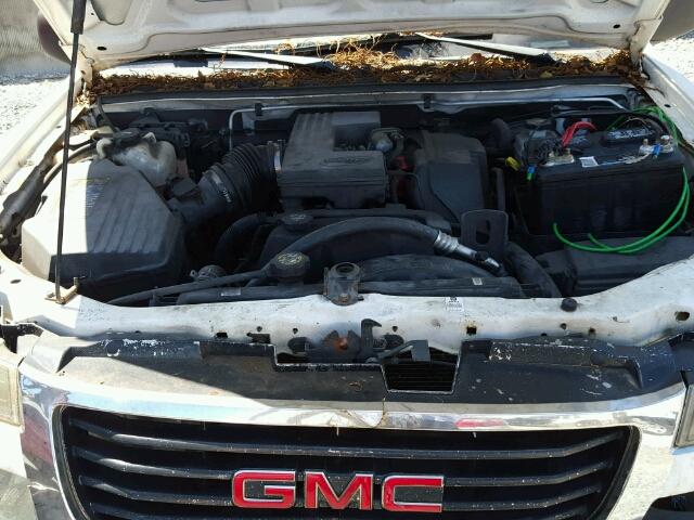 1GTCS136858247157 - 2005 GMC CANYON WHITE photo 7