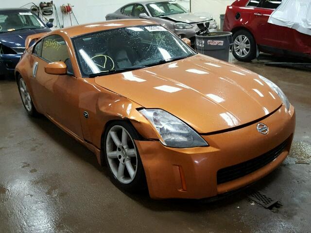 JN1AZ34D83T105383 - 2003 NISSAN 350Z COUPE ORANGE photo 1