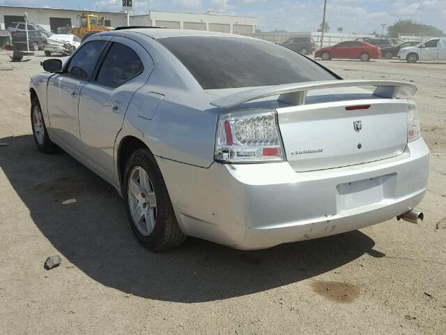 2B3KA43R87H714487 - 2007 DODGE CHARGER SILVER photo 3