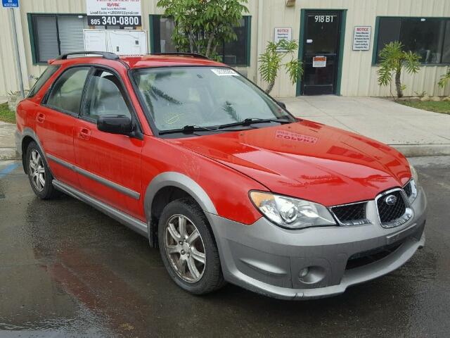 JF1GG68606G816184 - 2006 SUBARU IMPREZA OU RED photo 1