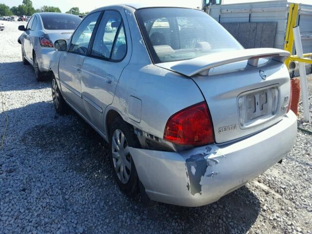 3N1CB51D76L583185 - 2006 NISSAN SENTRA 1.8 SILVER photo 3