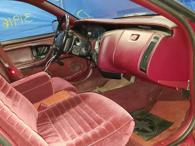 1G4NV55D2SC424616 - 1995 BUICK SKYLARK GR RED photo 5