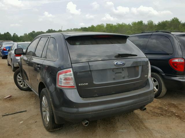 2FMDK39C67BA95887 - 2007 FORD EDGE SEL P GRAY photo 3