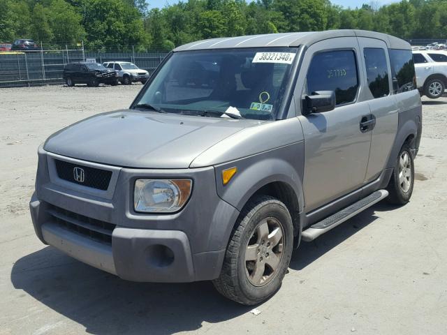 5J6YH18574L001453 - 2004 HONDA ELEMENT EX GRAY photo 2