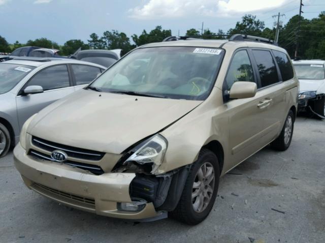 KNDMB233076171545 - 2007 KIA SEDONA EX GOLD photo 2