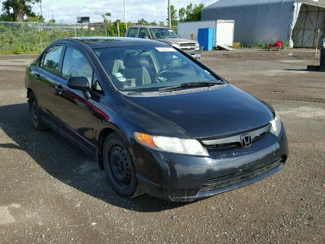 2HGFA16846H029467 - 2006 HONDA CIVIC EX BLACK photo 1