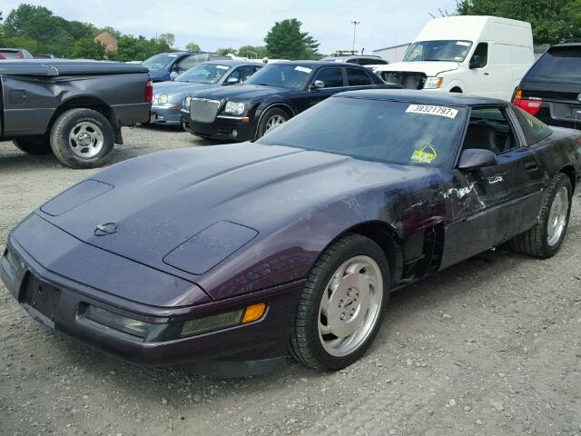 1G1YY22P1R5107052 - 1994 CHEVROLET CORVETTE PURPLE photo 2