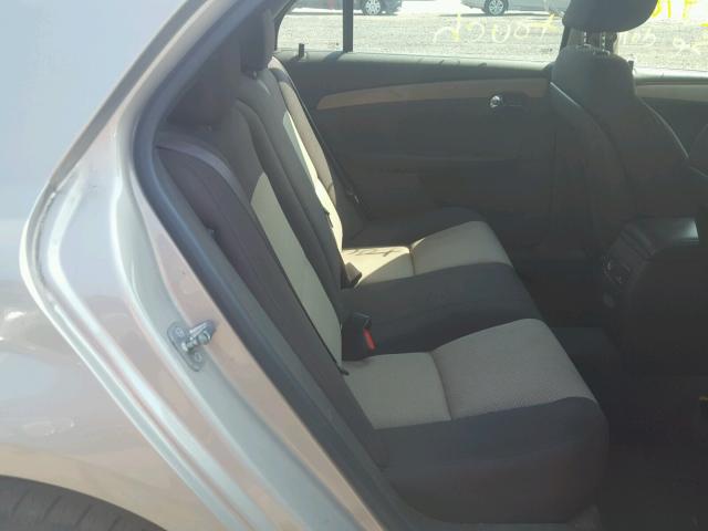 1G1ZC5E0XCF220440 - 2012 CHEVROLET MALIBU 1LT 金色 照片 6