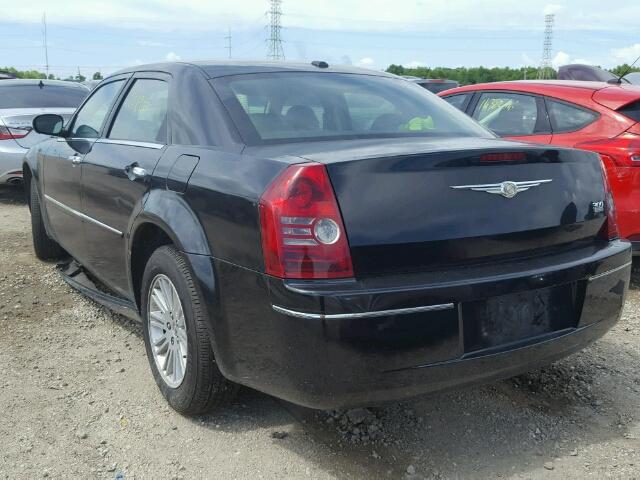 2C3CA5CV2AH326690 - 2010 CHRYSLER 300 BLACK photo 3