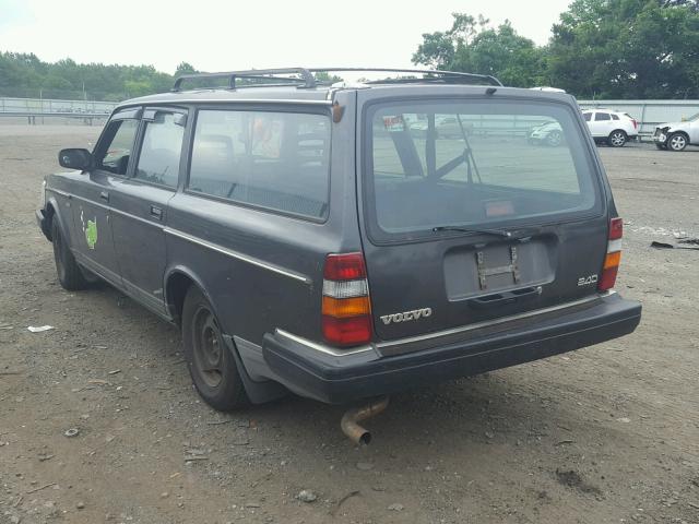 YV1AA8856M1883984 - 1991 VOLVO 240 BASE GRAY photo 3