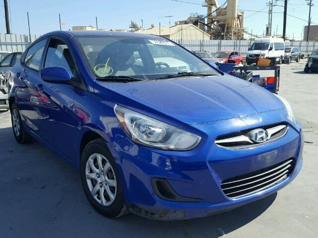 KMHCT4AE5DU469469 - 2013 HYUNDAI ACCENT BLUE photo 1