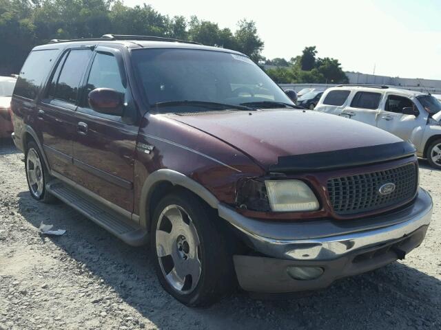 1FMRU1764YLA32581 - 2000 FORD EXPEDITION BURGUNDY photo 1