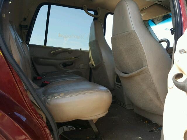 1FMRU1764YLA32581 - 2000 FORD EXPEDITION BURGUNDY photo 6