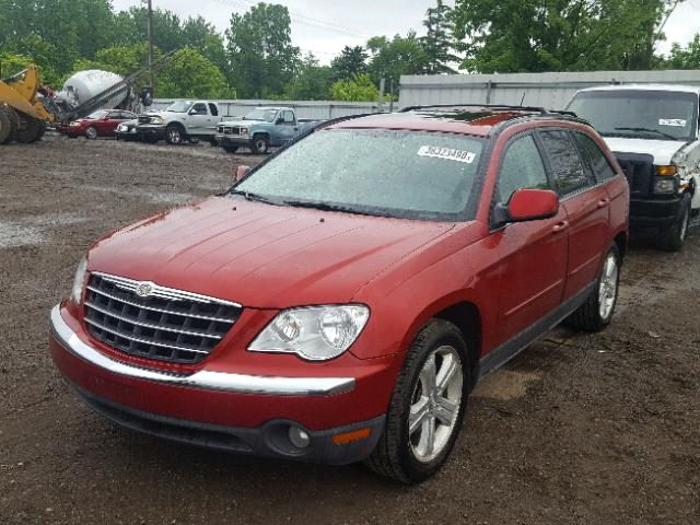 2A8GM68X37R300616 - 2007 CHRYSLER PACIFICA T RED photo 2