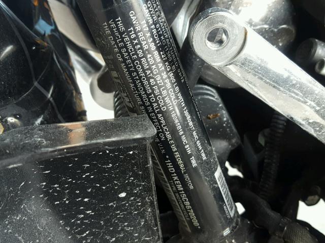 1HD1KEM15CB670200 - 2012 HARLEY-DAVIDSON FLHTK ELEC 黑色 照片 10