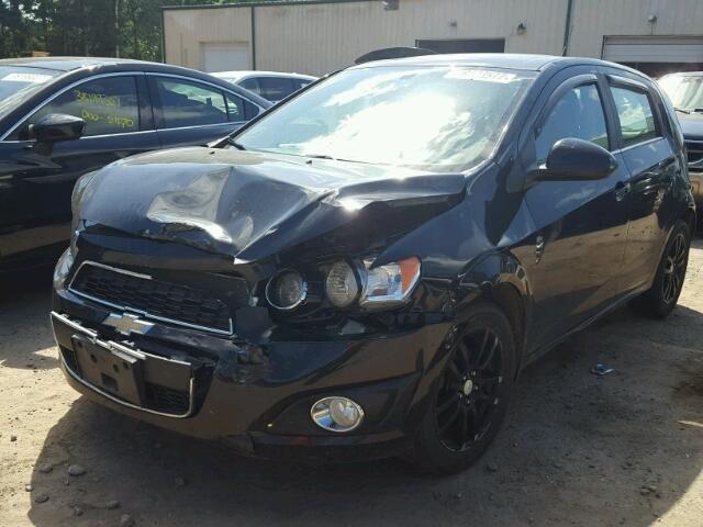 1G1JD6SB4E4146078 - 2014 CHEVROLET SONIC LT BLACK photo 2