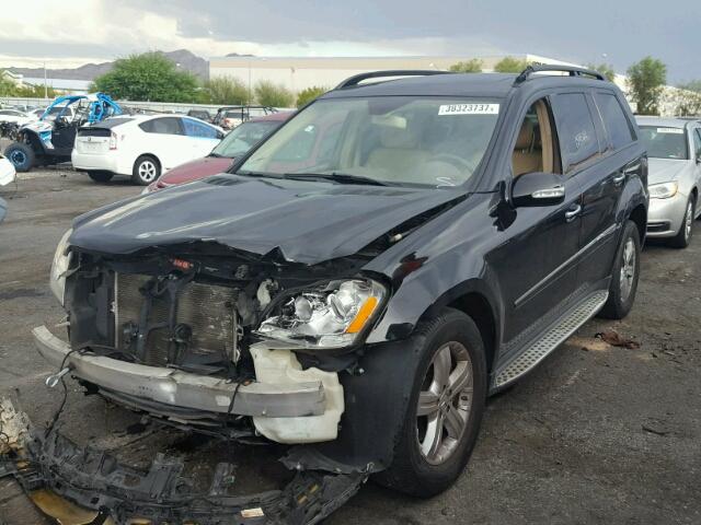 4JGBF71E67A260655 - 2007 MERCEDES-BENZ GL 450 4MA BLACK photo 2