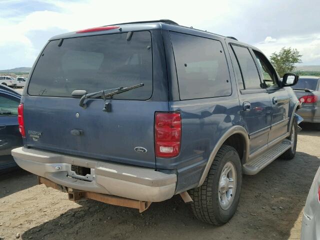 1FMPU18L9YLB13605 - 2000 FORD EXPEDITION BLUE photo 4