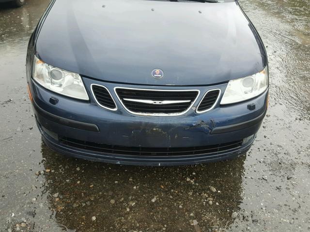 YS3FD79Y676003906 - 2007 SAAB 9-3 2.0T BLUE photo 9