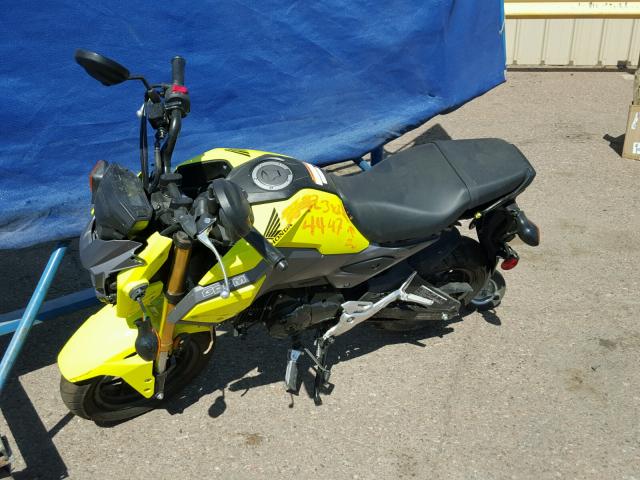 MLHJC6118H5202716 - 2017 HONDA GROM 125 YELLOW photo 3