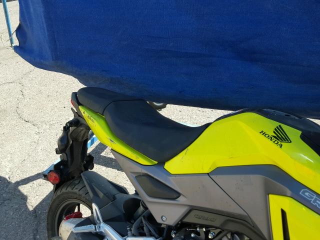 MLHJC6118H5202716 - 2017 HONDA GROM 125 YELLOW photo 6