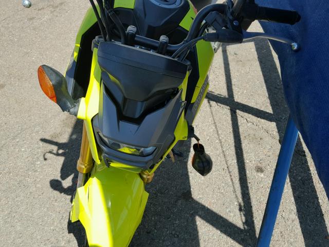 MLHJC6118H5202716 - 2017 HONDA GROM 125 YELLOW photo 9