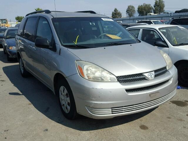 5TDZA23C05S226372 - 2005 TOYOTA SIENNA CE SILVER photo 1