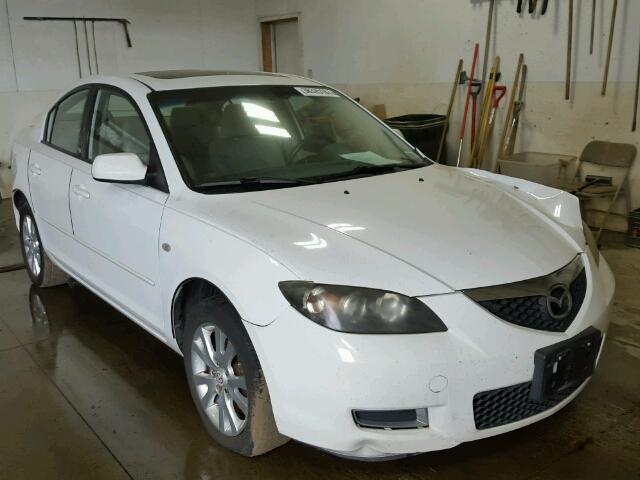 JM1BK12F671732342 - 2007 MAZDA MAZDA3I WHITE photo 1