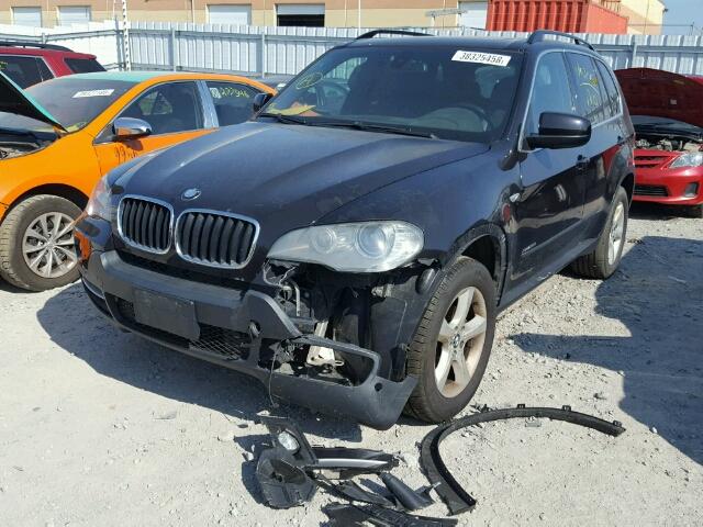 5UXFE43599L272146 - 2009 BMW X5 XDRIVE3 BLACK photo 2