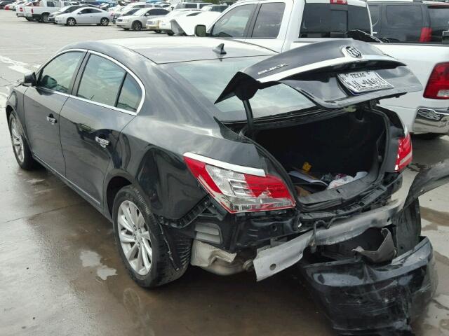 1G4GB5G37EF147504 - 2014 BUICK LACROSSE BLACK photo 3