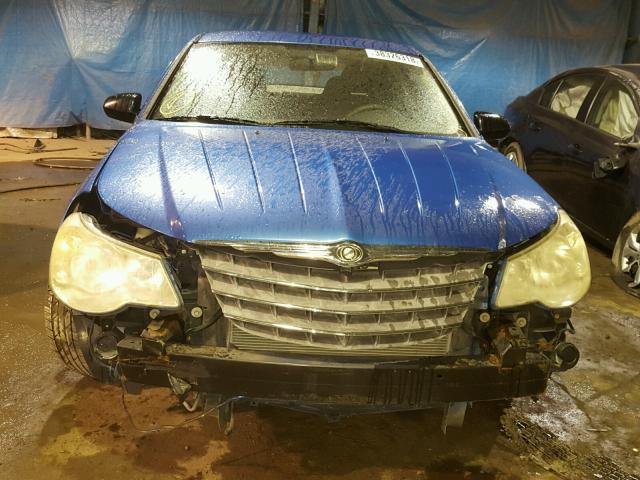 1C3LC46K48N269335 - 2008 CHRYSLER SEBRING LX BLUE photo 9