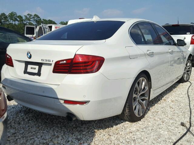 WBA5B1C57ED481097 - 2014 BMW 535 I WHITE photo 4