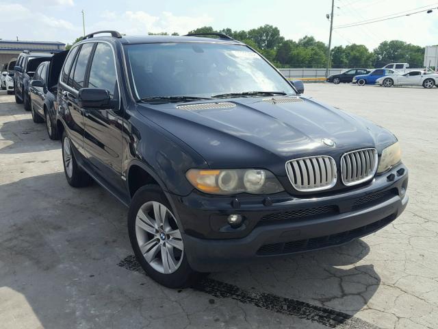 5UXFB53504LV04771 - 2004 BMW X5 4.4I BLACK photo 1