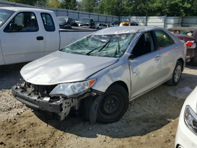 4T1BF1FK4DU218815 - 2013 TOYOTA CAMRY L SILVER photo 2