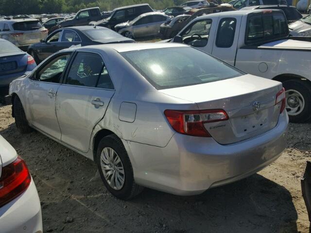 4T1BF1FK4DU218815 - 2013 TOYOTA CAMRY L SILVER photo 3