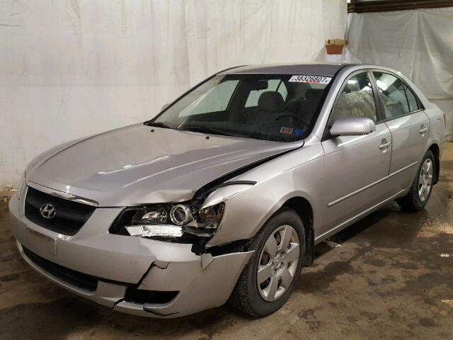 5NPET46C08H386553 - 2008 HYUNDAI SONATA GLS SILVER photo 2