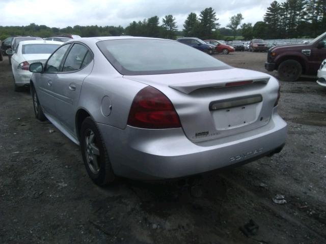 2G2WS522X41166721 - 2004 PONTIAC GRAND PRIX SILVER photo 3