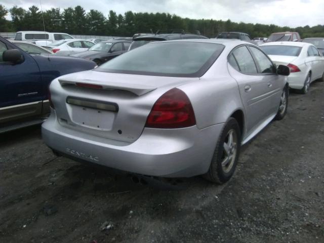 2G2WS522X41166721 - 2004 PONTIAC GRAND PRIX SILVER photo 4
