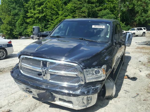 1C6RR7PT4ES311732 - 2014 RAM 1500 LONGH BLACK photo 2