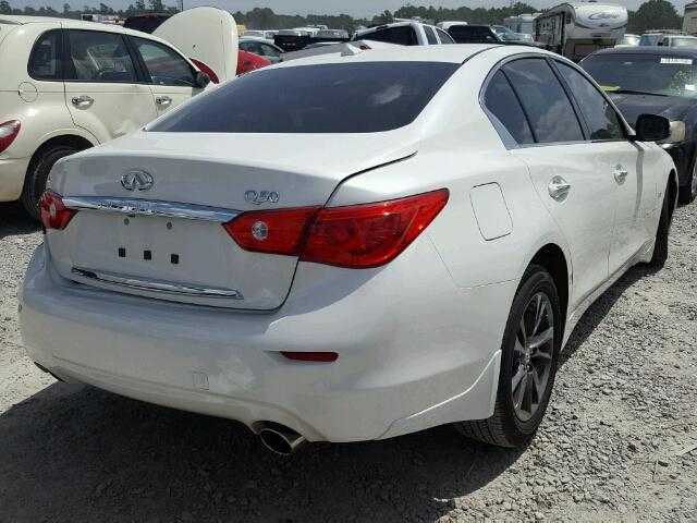 JN1EV7AP1HM743365 - 2017 INFINITI Q50 PREMIU WHITE photo 4