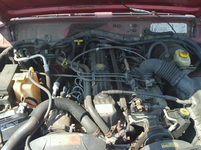 1J4FJ68S7WL172401 - 1998 JEEP CHEROKEE S RED photo 7