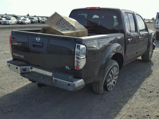 1N6AD0ER9DN710925 - 2013 NISSAN FRONTIER S BLACK photo 4