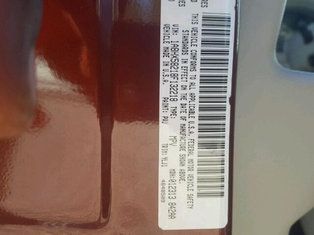 1A8HX58218F132218 - 2008 CHRYSLER ASPEN LIMI BROWN photo 10