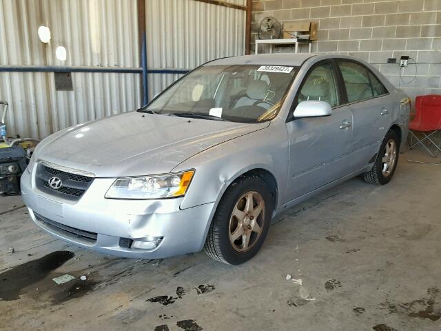 5NPEU46F86H082598 - 2006 HYUNDAI SONATA GLS SILVER photo 2