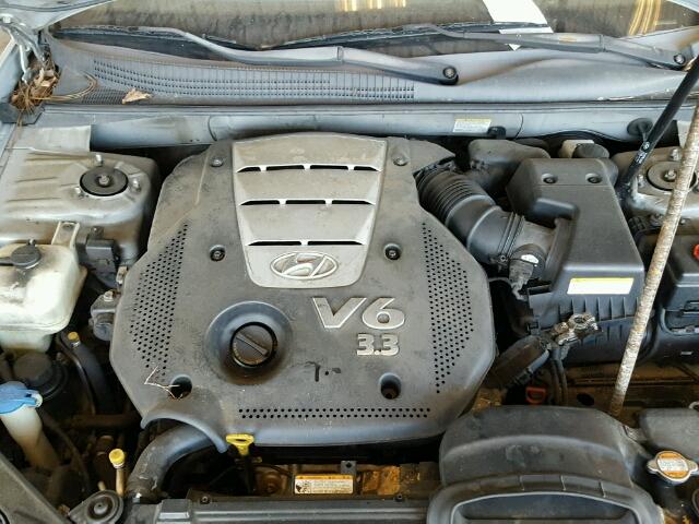 5NPEU46F86H082598 - 2006 HYUNDAI SONATA GLS SILVER photo 7